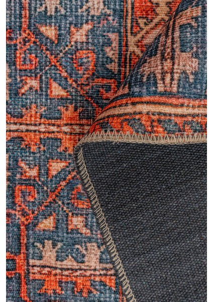 Boulders Modern Kırmızı Polyester Dikdörtgen Modern Desenli Pamuk Makinada Yıkanabilir Hav Toz Vermez Leke Tutmayan Kaymaz Taban Dijital Makine Baskı Salon Yolluk Mutfak Halı fırsatları