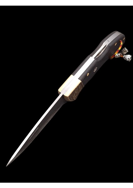 N690 Böhler Çelik Gravürlü Balçıklı Elyapımı Çakı Şık Vedayanıklı fırsatları