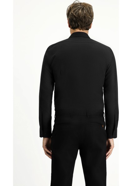 Uzun Kol Slim Fit Klasik Yaka Oxford Pamuklu Kolay Ütülenebilir Gömlek fırsatları