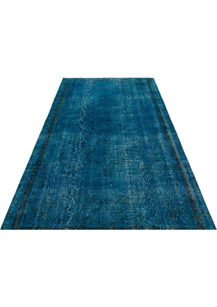 Atina Mavi Eskitme Yün Modern Desenli Yün Hav Toz Vermez Leke Tutmayan Salon Yolluk Mutfak El Dokuma Halı fiyatları