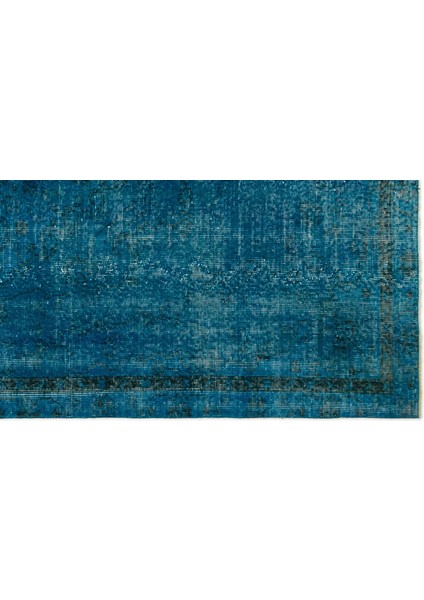 Atina Mavi Eskitme Yün Modern Desenli Yün Hav Toz Vermez Leke Tutmayan Salon Yolluk Mutfak El Dokuma Halı fırsatları