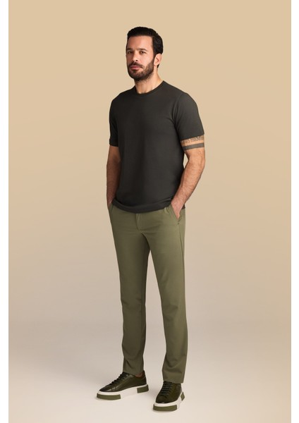 Bisiklet Yaka Regular Fit Süprem Pamuk Tişört