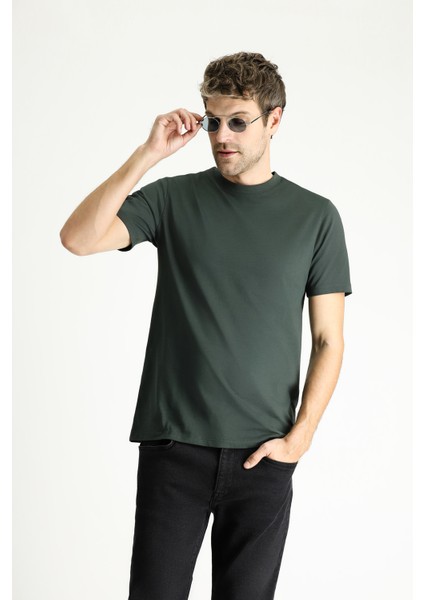 Bisiklet Yaka Regular Fit Süprem Pamuk Tişört fiyatları