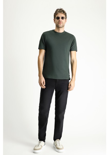 Bisiklet Yaka Regular Fit Süprem Pamuk Tişört modelleri