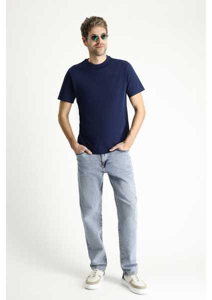 Bisiklet Yaka Regular Fit Süprem Pamuk Tişört modelleri