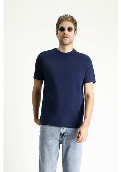 Bisiklet Yaka Regular Fit Süprem Pamuk Tişört indirimleri