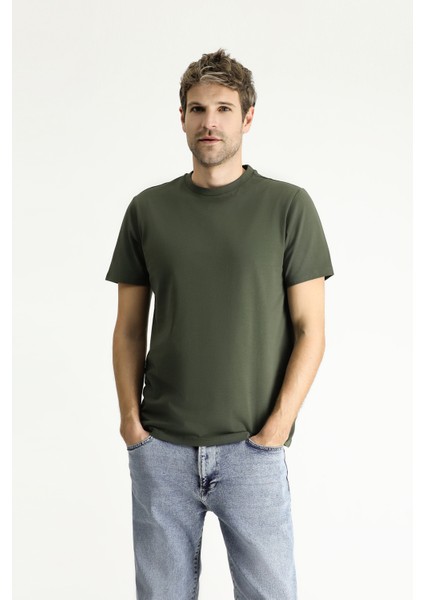 Bisiklet Yaka Regular Fit Süprem Pamuk Tişört fiyatları