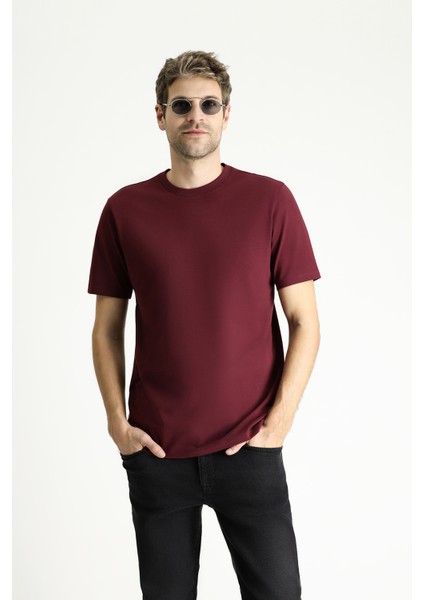 Bisiklet Yaka Regular Fit Süprem Pamuk Tişört modelleri