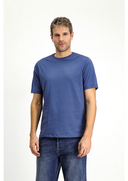 Bisiklet Yaka Regular Fit Süprem Pamuk Tişört modelleri