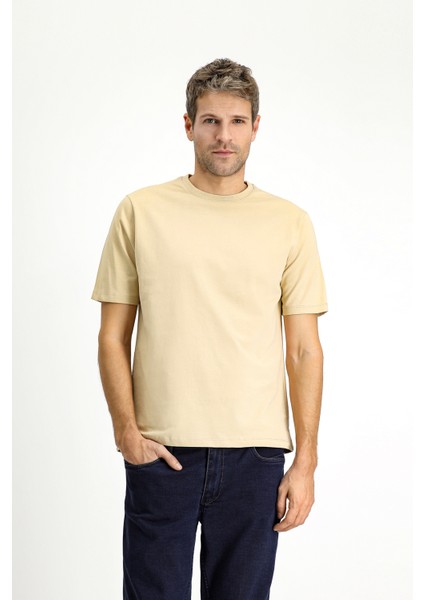 Bisiklet Yaka Regular Fit Süprem Pamuk Tişört modelleri