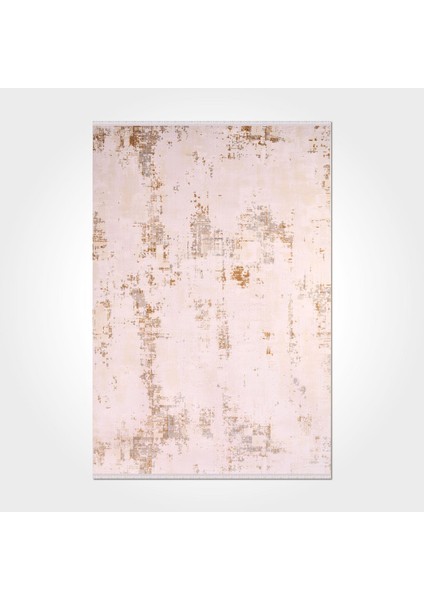 Eve Modern Krem Akrilik Kare Modern Desenli Akrilik Hav Vermeyen Leke Tutmayan Kolay Temizlenen Yumuşak Makine Salon Yolluk Mutfak Halı