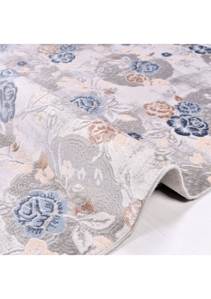 Isabelle Çerçeveli Turuncu Polyester Dikdörtgen Modern Desenli Pamuk Makinada Yıkanabilir Hav Toz Vermez Leke Tutmayan Kaymaz Taban Dijital Makine Baskı Salon Yolluk Mutfak Halı indirimleri