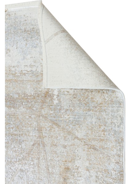 Pratyaksha Geometrik Krem Viskon Dikdörtgen Modern Desenli Akrilik Hav Vermeyen Leke Tutmayan Kolay Temizlenen Yumuşak Makine Salon Yolluk Mutfak Halı fiyatları