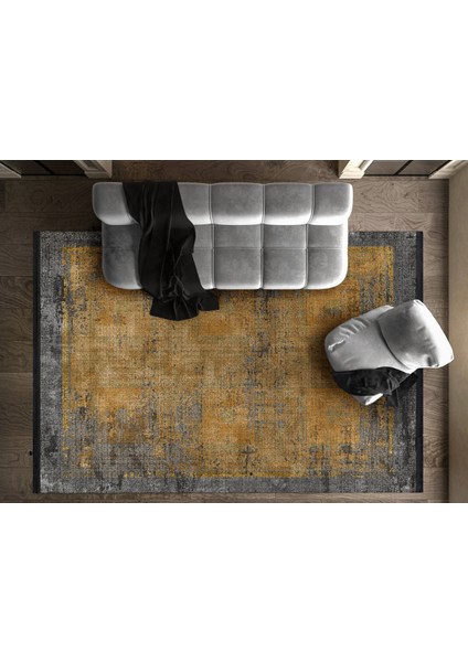 Modern Turuncu Pamuk Dikdörtgen Modern Desenli Pamuk Makinada Yıkanabilir Hav Toz Vermez Leke Tutmayan Kaymaz Taban Dijital Makine Baskı Salon Yolluk Mutfak Halı fırsatları