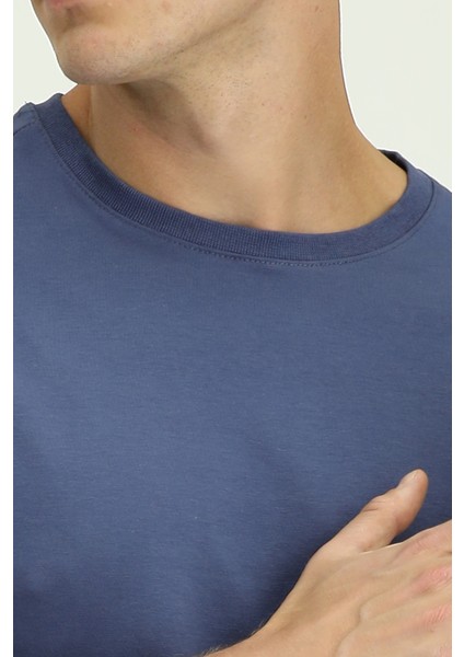 Bisiklet Yaka Slim Fit Dar Kesim Süprem Pamuk Tişört indirimleri