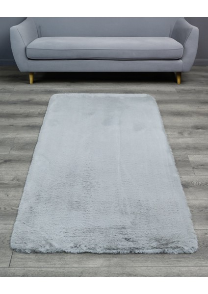 Waylin Düz Gri Polyester Kare Modern Desenli Akrilik Hav Vermeyen Leke Tutmayan Kolay Temizlenen Yumuşak Makine Salon Yolluk Mutfak Halı fırsatları