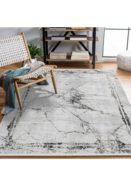 Mermer Gri Pamuk Dikdörtgen Modern Desenli Pamuk Makinada Yıkanabilir Hav Toz Vermez Leke Tutmayan Kaymaz Taban Dijital Makine Baskı Salon Yolluk Mutfak Halı fiyatları