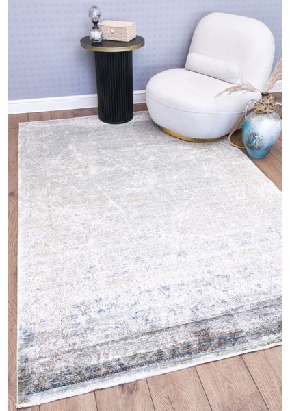 Cruz Modern Yeşil Bambu Dikdörtgen Modern Desenli Akrilik Hav Vermeyen Leke Tutmayan Kolay Temizlenen Yumuşak Makine Salon Yolluk Mutfak Halı