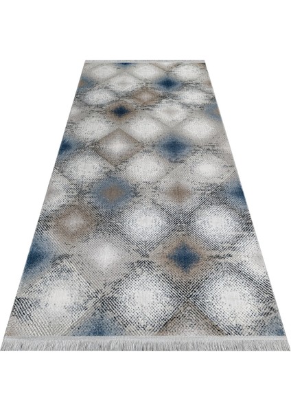 Childers Geometrik Gri Akrilik Kare Modern Desenli Akrilik Hav Vermeyen Leke Tutmayan Kolay Temizlenen Yumuşak Makine Salon Yolluk Mutfak Halı indirimleri