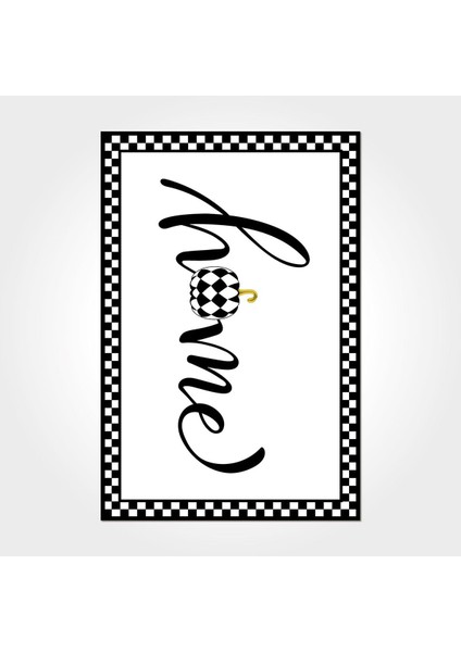 Alora Damalı Siyah Polyester Dikdörtgen Modern Desenli Pamuk Makinada Yıkanabilir Hav Toz Vermez Leke Tutmayan Kaymaz Taban Dijital Makine Baskı Salon Yolluk Mutfak Halı