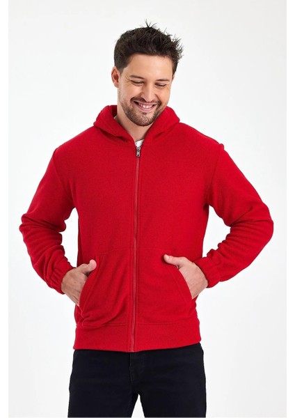 Erkek Fermuarlı Kolu Lastikli Sweat