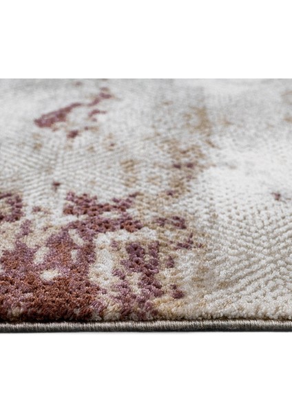 Warragul Modern Krem Akrilik Kare Modern Desenli Akrilik Hav Vermeyen Leke Tutmayan Kolay Temizlenen Yumuşak Makine Salon Yolluk Mutfak Halı fiyatları