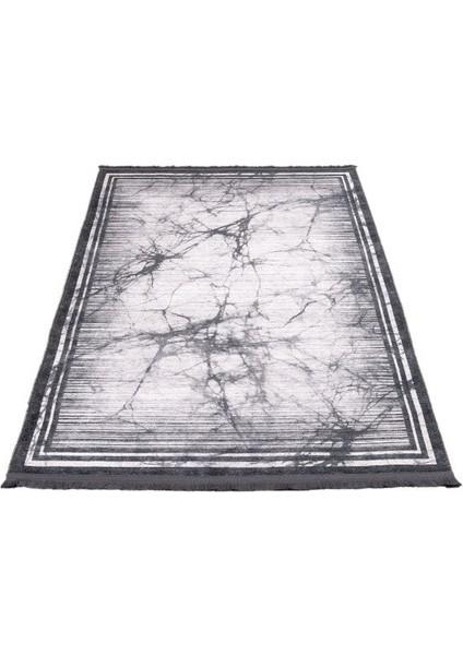 Bloke Geometrik Gri Polyester Dikdörtgen Modern Desenli Pamuk Makinada Yıkanabilir Hav Toz Vermez Leke Tutmayan Kaymaz Taban Dijital Makine Baskı Salon Yolluk Mutfak Halı fırsatları