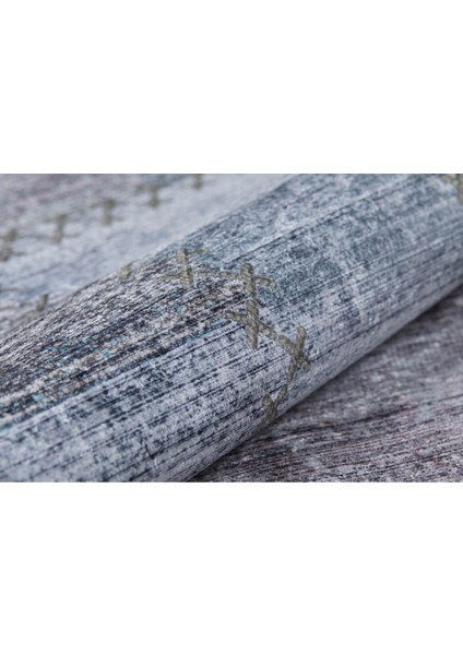 Quebec Yeşil Patchwork Etnik Modern Desenli Makinada Yıkanabilir Hav Toz Vermez Leke Tutmayan Kaymaz Taban Dijital Makine Baskı Salon Yolluk Mutfak Halı indirimleri