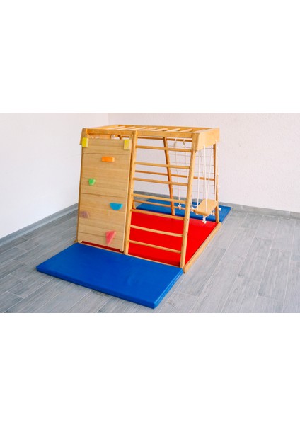 Montessori Oyun Parkuru | Salıncak | Kaydırak | Monkeys Bar | Halka Jimmastik | Ip Tırmanma
