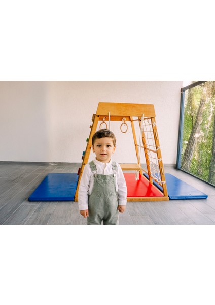 Montessori Oyun Parkuru | Salıncak | Kaydırak | Monkeys Bar | Halka Jimmastik | Ip Tırmanma