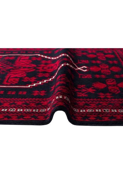 Bruck An Der Leitha Klasik Kırmızı Modern Desenli Akrilik Hav Vermeyen Leke Tutmayan Kolay Temizlenen Yumuşak El Dokuma Salon Yolluk Halı fiyatları