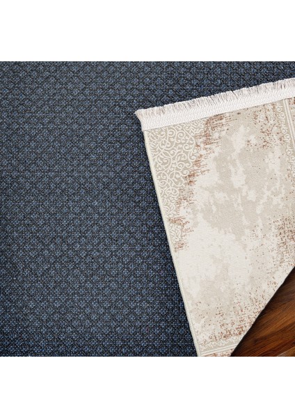 Bej Klasik Etnik Modern Desenli Pamuk Makinada Yıkanabilir Hav Toz Vermez Leke Tutmayan Kaymaz Taban Dijital Makine Baskı Salon Yolluk Mutfak Halı indirimleri