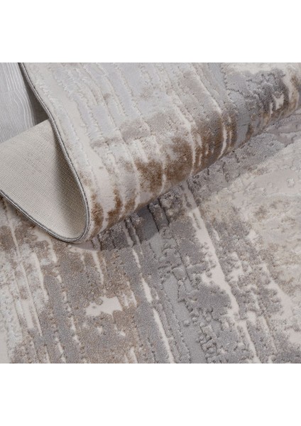 Eskitme Bej Akrilik Dikdörtgen Modern Desenli Akrilik Hav Vermeyen Leke Tutmayan Kolay Temizlenen Yumuşak Makine Salon Yolluk Mutfak Halı fırsatları