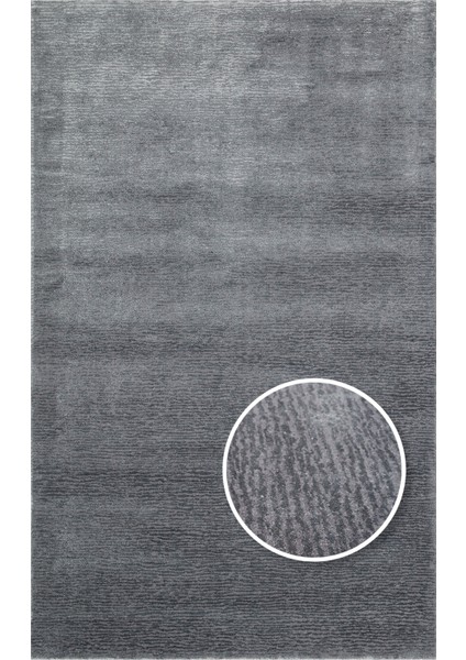 Olbia Modern Gri Yün Dikdörtgen El Dokuma