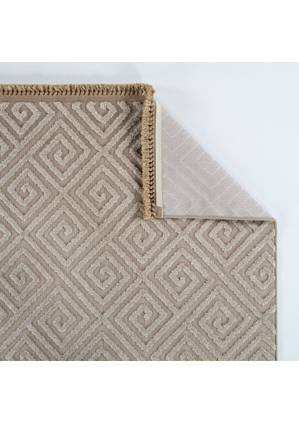 Vizon Geometrik Etnik Modern Desenli Hav Vermeyen Leke Tutmayan Kolay Temizlenen Yumuşak Makine Salon Yolluk Mutfak Halı fırsatları