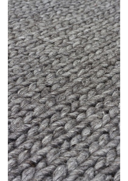 Wolkersdorf Modern Antrasit Yün Dikdörtgen Modern Desenli Akrilik Hav Vermeyen Leke Tutmayan Kolay Temizlenen Yumuşak Makine Salon Yolluk Jüt Halı indirimleri