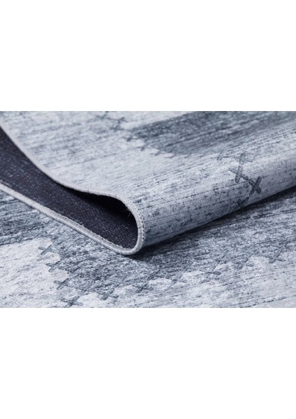 Shenzhen Gri Patchwork Etnik Modern Desenli Makinada Yıkanabilir Hav Toz Vermez Leke Tutmayan Kaymaz Taban Dijital Makine Baskı Salon Yolluk Mutfak Halı fırsatları