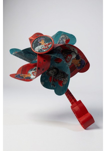 Çocuk Bisikleti Badkid Rüzgar Gülü - Kırmızı-Mavi fiyatları