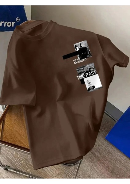 New Moment Baskılı Erkek T-Shirt