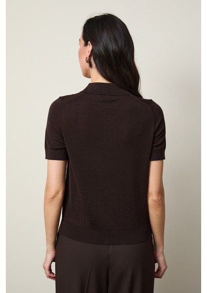 %100 Yün Polo Yaka Kazak fırsatları