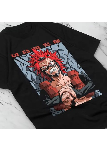 Eijiro Kirishima Baskılı T-Shirt
