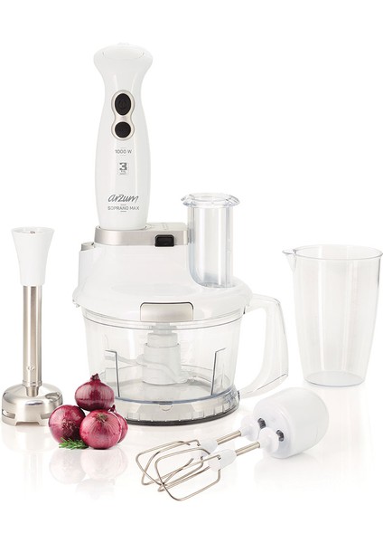 Soprano Max Multi Blender Seti Beyaz AR1004 fiyatları