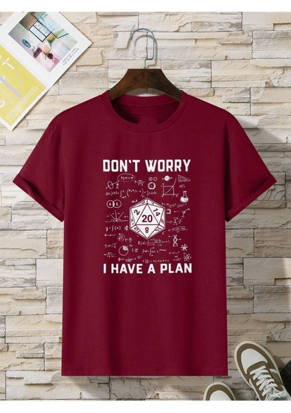 Dont Worry Baskılı Unisex Pamuk T-Shirt