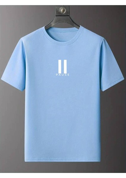 Pause Baskılı Unisex T-Shirt