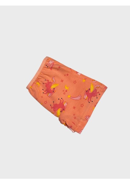 Kız Çocuk Pamuklu Yavruağzı Unıcorn Desenli Atlet Boxer Takımı modelleri