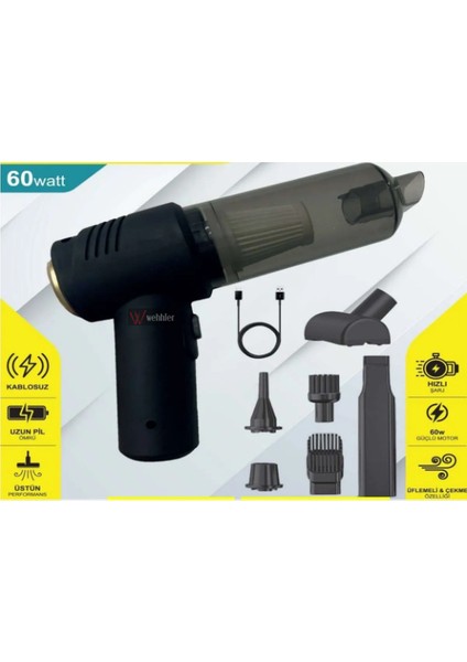 Toyota Aygo 2005-2006-2007-2008-2009-2010-2011-2012-2013-2014 Yüksek Emiş Gücü ve Üfleme Özellikli Mini Süpürge fırsatları