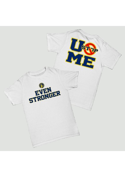 John Cena Uc Me Never Give Up Baskılı Pamuk T-Shirt