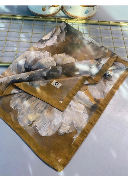 Vavscarfs Summer Rosaline Desen Pamuk Ipek Şal Yağ Yeşili fiyatları