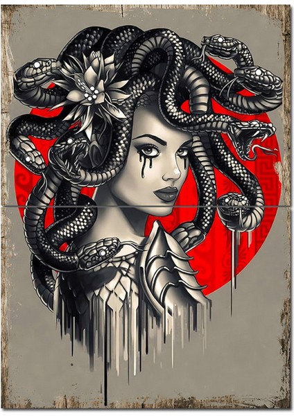 Marjinal Medusa Mdf Poster 70CMX 100CM