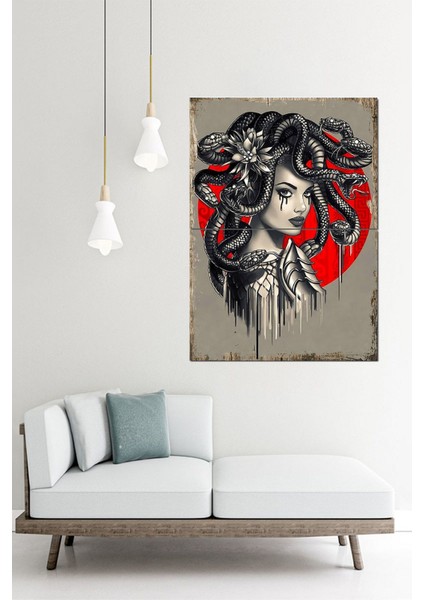 Marjinal Medusa Mdf Poster 70CMX 100CM fiyatları